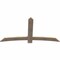 Ekena Millwork Bellingham Smooth Timber Gable Bracket, Douglas Fir, 72"W x 39"H x 1 1/2"D x 5 1/2"F, 13/12 Pitch GBW072X39X0206BEL00SDF - alternate 4